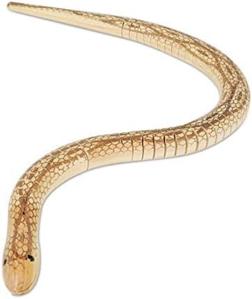 Wolfbush Wooden Snake Toy, 1PC Practical Joke Garden Props Small Wiggle Snake Trick Toy for Children - Random Color