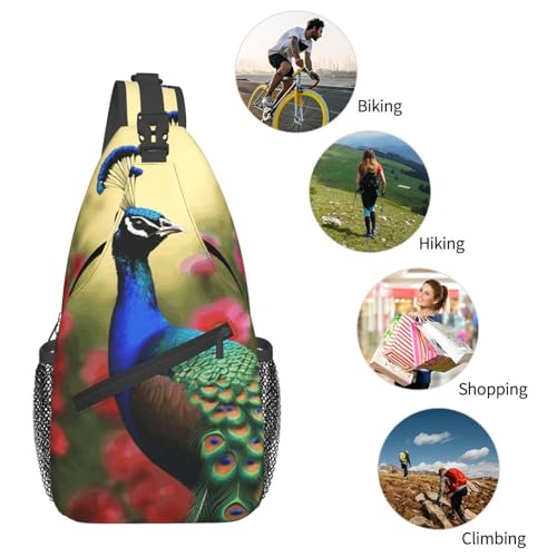 Cross Chest Bag Diagonally Sling Backpack Crossbody miniatura 5