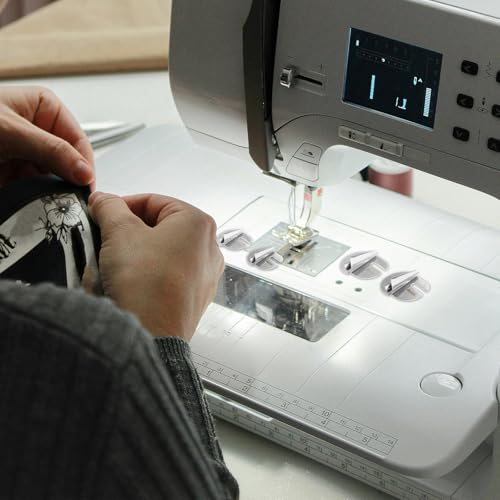 Alipis set 4 pies prensatelas para máquina de coser miniatura 7