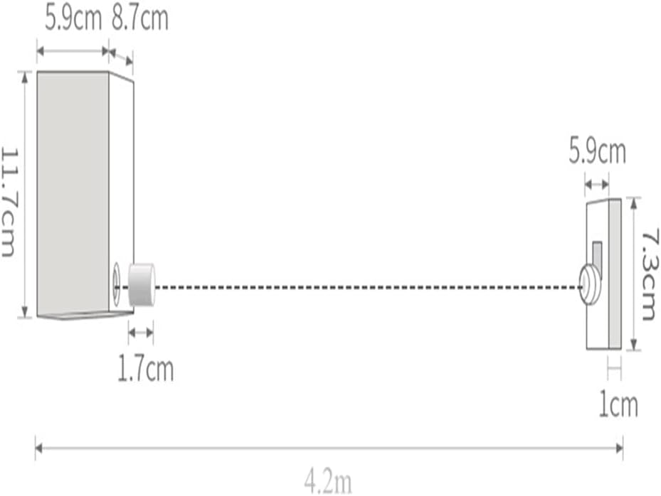 Retractable Indoor and Outdoor Clothes Wall Hanger Drying Rack Balcony Bathroom Invisible Clothesline Wire Rope image 2