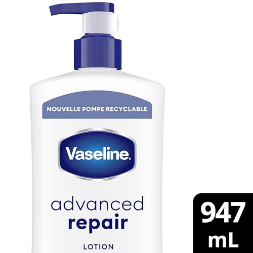 Vaseline Intensive Care Advanced Repair Unscented Body Lotion for dry skin with 48H Moisture + ultra hydrating lipids 600 ml - Image 3