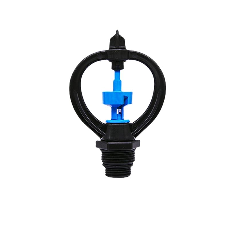 10Pcs Universal Plastic Disc Sprinkler Heads - Perfect for Garden and Landscape Irrigation with 1/2 and 3/4 Inch Rain Shape Spray (1/2X3/4Male Round)