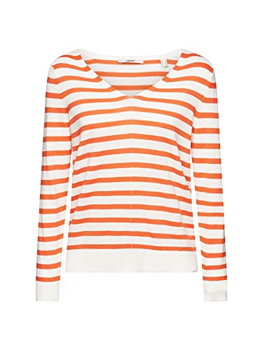 ESPRIT Damen 993EE1I313 Pullover, 637/ORANGE RED 3, M