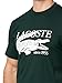 Lacoste Men's Crew Neck Short Sleeve Classic Fit Branding T-Shirt, Sinople, Large