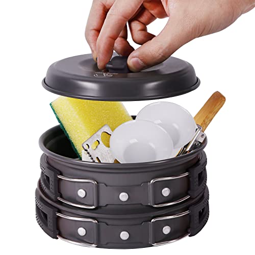 REDCAMP Backpacking Cookware