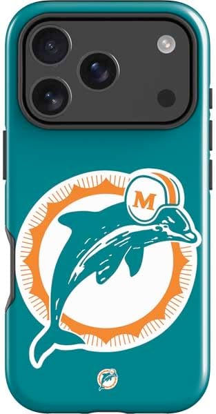 Skinit Impact Phone Case Compatible with iPhone 17 Pro - Officially Licensed NFL Miami Dolphins Design