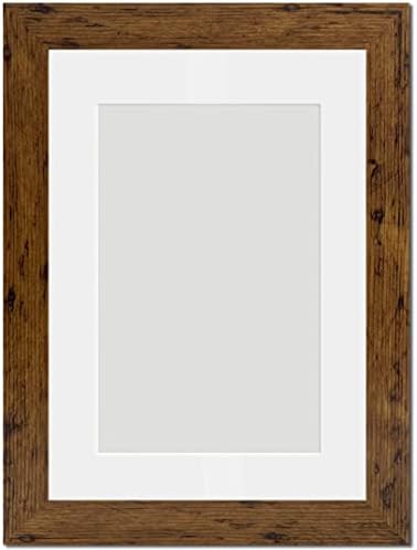 Modern Black 12x10 Photo Frame With Mount Photo Frame for Image Size 10 x 8 Inches, With Clear Perspex Sheet, to Hang Portrait or Landscape (12x10 For 10x8 Image Size, Black)