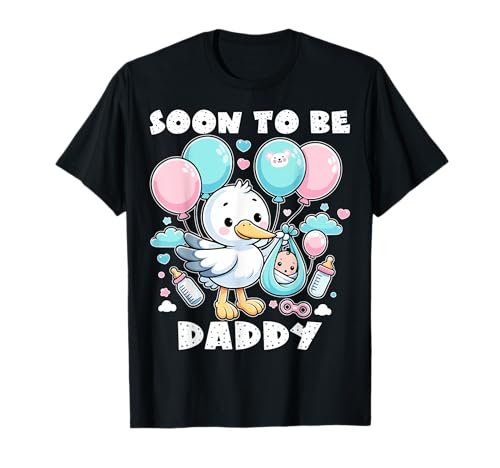 Soon To Be Daddy 2024 Father's Day First Time Dad Pregnancy T-Shirt
