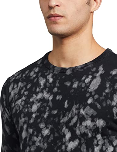 Image of Spykar Men's Cotton Blend Hooded Neck Sweatshirt