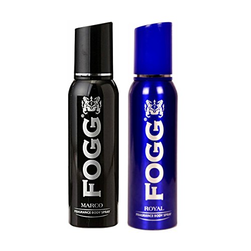 FOGG Marco & Royal Spray Deodorant For Men(Pack Of 2)(100Gms/120Ml Each), 2 count