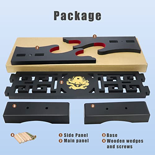 Eforlife Padded Sword Stand Display Velvet Protect Sword Rack Katana Genji Japanese Samurai Blade Gladius Templar Medieval Sword Stand Holder thumb #6