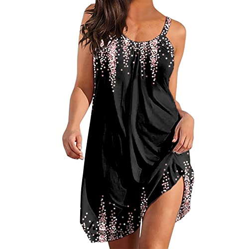 Robe d'été fluide sans manches légère pour rester fraîche au printemps