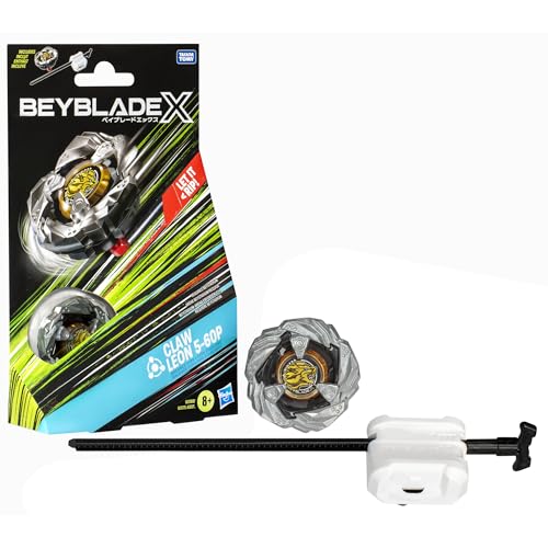 Beyblade X, Kit Inicial Claw Leon 5-60P con Top y Lanzador