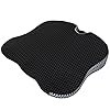 Traagschuim Stoelkussen, Zitkussen, Stoelkussen stoelkussen autostoelkussen bureaustoelkussen, Ideaal Voor Bureaustoel, Rolstoel – Antislip, Wasbare Hoes (Black)