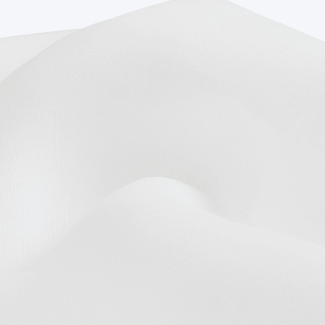 Cuore di Lino – Tessuto di Lino al Metro 100% Made in Italy – Altezza 180 cm – Bianco Ottico – Taglio 5 Metri – 180 g/m²