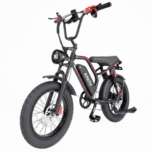 Woozis Fat Tire Electric Bike, 2000W Peak Power, 48V 18Ah