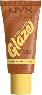 ان واي اكس بروفشنال ميكاب ملون للبشرة سوفت جلو من باترميلت جليز + عامل حماية من اشعة الشمس SPF/FPS 30، كريم اساس يدوم 12 ساعة، شاي بوتا