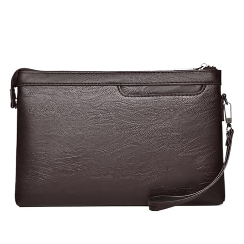 Pochette d'affaires en cuir pour homme et sac enveloppe de voyage