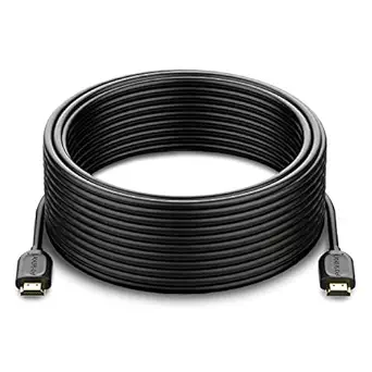 Fosmon 4K HDMI Cable, HDMI 2.0 Cable 4K@60Hz/2160p Support 18Gbps, HDCP, 3D, ARC, Dolby TrueHD, 30AWG Compatible with UHD TV, PC Monitor, Console, PS4, PS5, Xbox 360/One/X/S, Nintendo Switch 50FT/15M