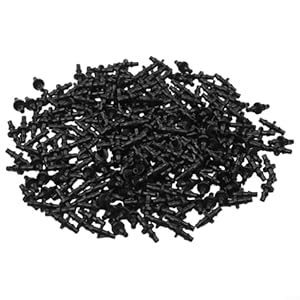 Tropfbewässerung, gerader Anschluss mit Widerhakenende für 1,2 cm Schläuche, unterstützt die Wassereffizienz in Gemüse- und Kräuterbeeten