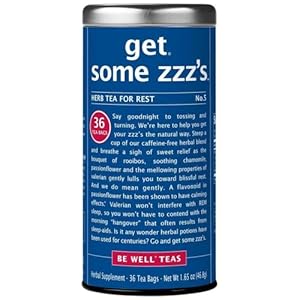 The Republic of Tea – Get Some Zzz’s – No. 5 Herb Tea for Rest, No Caffeine, 36 Tea Bags
