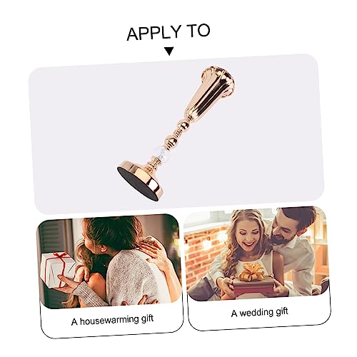 FUNOMOCYA Metal Vase Center Pieces Decoration for Table Gold Finish Ceremony Vase for Wedding Anniversary Home Decor - Image 2
