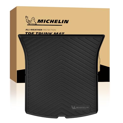 Michelin Vehicle Mat All-Weather TPE Custom Fit Liner for Tesla Model Y 5 Seat Trunk Mat 2025-2027 (1 Piece) Premier