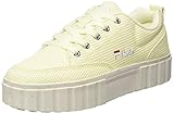 Material exterior: Sintético Fila Sandblast R wmn, Zapatillas Mujer, Amarillo Transparente, 36 EU
