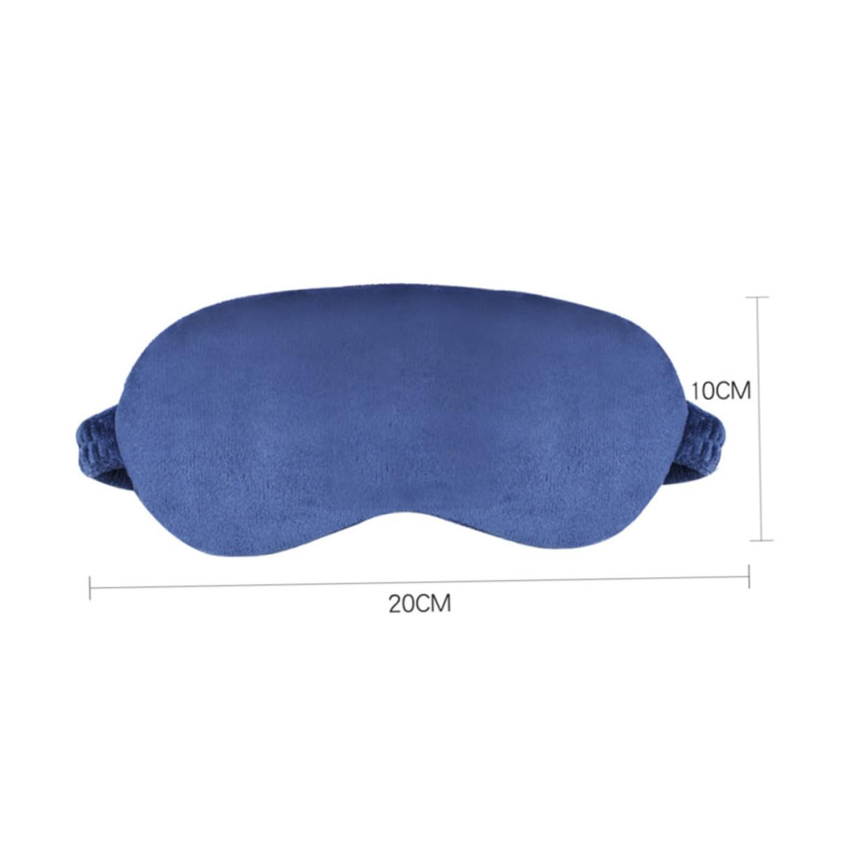 Healeved 1 Set Blindfold USB Stem Eye Pad Massagers Adjustable Eye Cover Silk Eye Mask for Sleeping Vibration Eye Lid Plus Heating Eye Cover Night Mask Fever Sheet Blue