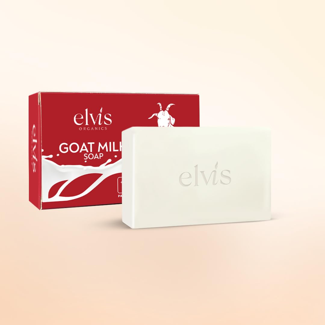 Elvis Organics Goat Milk Soap 120g, Deep Moisturizing for All Skin Types