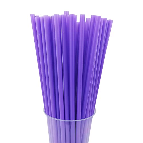 200 Pailles Plastique Jetables 10.2 Pouces Décoratives Vertes