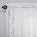 No. 918 Ariella Floral Lace Rod Pocket Curtain Panel, 58