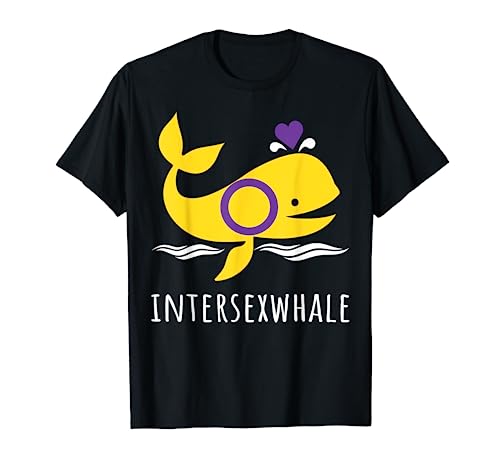 Intersexual Pride Flagge Intersexwhale Intersex Flag T-Shirt