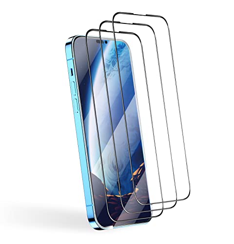 [3 Pieces] Verre Trempé iPhone 14 Pro [ NO.1 Certification Incassable] [Couverture Complète Invisible] Vitre Protection iPhone 14 Pro Dureté 9H Protection Ecran iPhone 14 Pro avec Gabarit Pose Cover