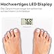 ProfiCare® Waage Personen mit Glasoberfläche | Körperwaage mit Messbereich 5-180 kg & großem LCD-Display | Personenwaage mit Step-On-Automatik | Waage Personenwaage digital | PC-PW 3122 weiß