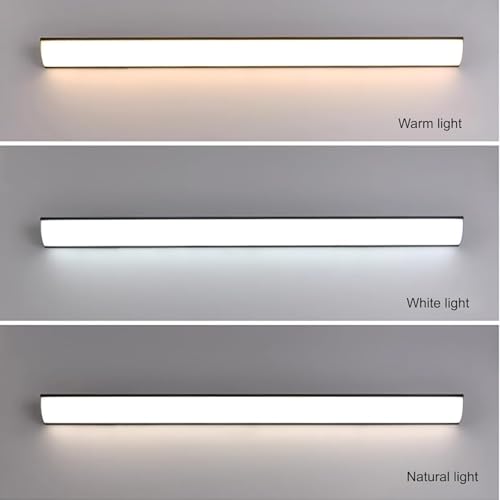 Applique murale extérieure LED 98W design rectangulaire blanc 200cm pour terrasse moderne