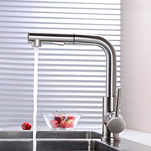 Grifos de cocina de cobre macizo con acabado premium y control monomando rotativo ergonómico
