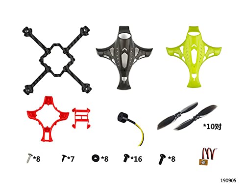 LDARC AK123 122mm Carbon Fiber Frame Kits with Canopy for RC FPV Racing Freestyle 3inch Toothpick Drones DIY Parts