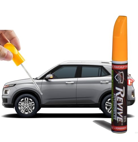 Image of Hyundai venue colors Revive touchup paint pen, factory Quality & matched 2K paint (Typhoon Silver (T2X))