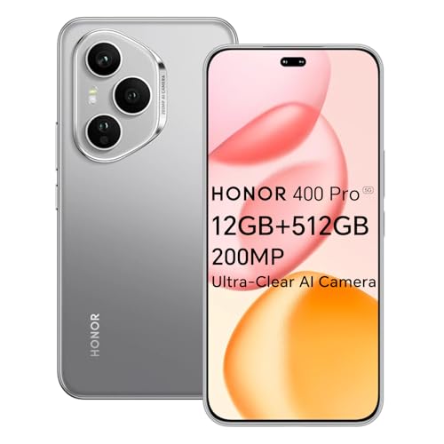  HONOR 400 Pro 5G Smartphone, 12GB 512GB, Fotocamera AI Ultra Nitida da 200MP, 6,7\