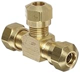 EATON Weatherhead 1464X4 Air Brake Tubing Union Tee, 1/4