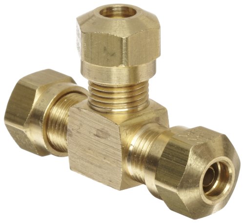 EATON Weatherhead 1464X4 Air Brake Tubing Union Tee, 1/4