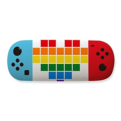 Boîte arc-en-ciel LGBT en cœur pour ranger vos lunettes de jeu