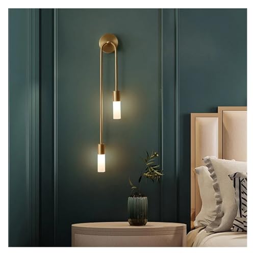 Wall lamp, |Xg_^JEH[CgkubNS[hANQ̃xbhTChʘHKiƖǐC䃉v(Gold Left H55cm)