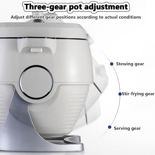 Automatische Kochmaschine, kommerzielle Küchenmaschine, 6 l intelligente Kochmaschine mit 360 ° -Drehung und 3D-Rundum-Erhitzung, Trommel-Küchenmaschine mit intelligentem Touchscreen 7 Automatische Kochmaschine, kommerzielle Küchenmaschine, 6 l intelligente Kochmaschine mit 360 ° -Drehung und 3D-Rundum-Erhitzung, Trommel-Küchenmaschine mit intelligentem Touchscreen