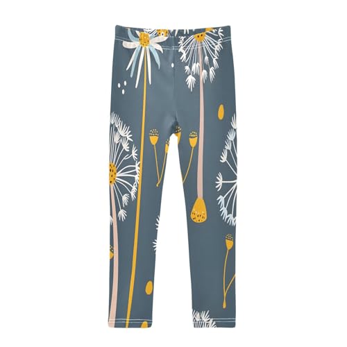 Toddler Girls Leggings Printed Yoga Pants Leggings Dandelion for Kids
