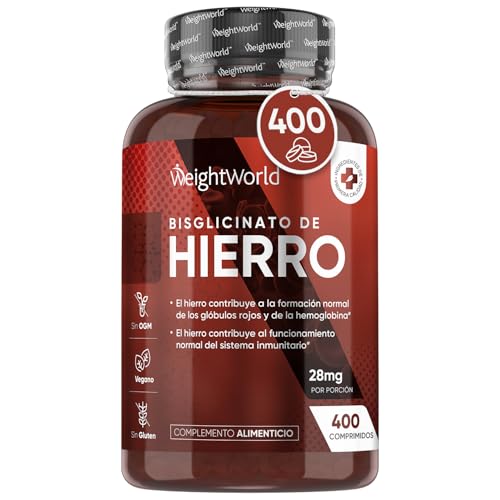 Suplemento de Hierro 28mg, 400 Comprimidos