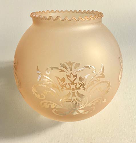 The Amber BOLA Frosted Clear Clip on Replacement Glass lamp Shade Ceiling Wall Light