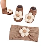 Diademas | Ropa suave y antideslizante,Juego de envolturas y calcetines para el cabello - Para niñas Paseo Sesión de fotos Fiesta de bautizo Vacaciones Hogar Al aire libre Cumpleaños Ceremonia Diaria