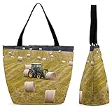 🌈【Material】 Nuestra bolsa de compras está hecha de tela Oxford, la espuma interior hace que toda la bolsa sea más gruesa, lo que garantiza su durabilidad y excelente textura. El bolso de hombro ecológico, duradero y reutilizable es adecuado para el uso diario.